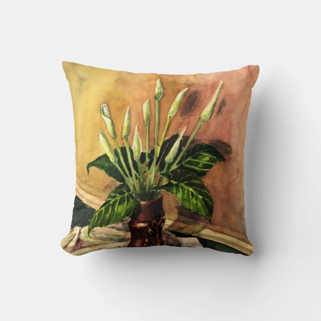 Coussin lis calla (Recto)