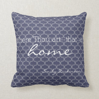 Coussin littéraire à la maison de citation d'Emily