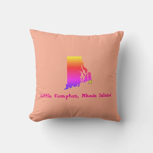 Coussin Little Compton, RI Code postal - 02837 Pride Arc e (Recto)