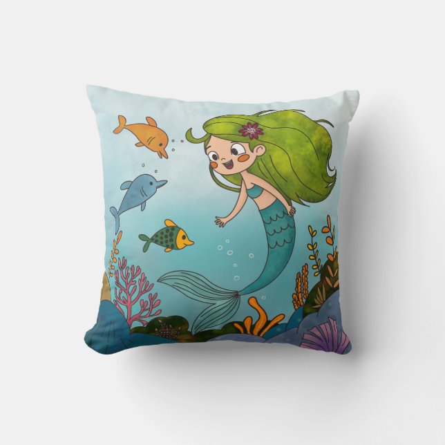 Coussin Little mermaid (Recto)