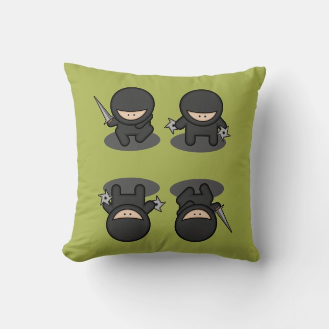 Coussin Little Ninjas (Recto)