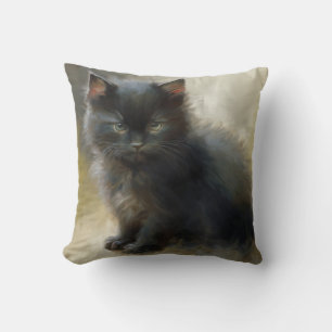 Coussin Little Shadow Black Kitten