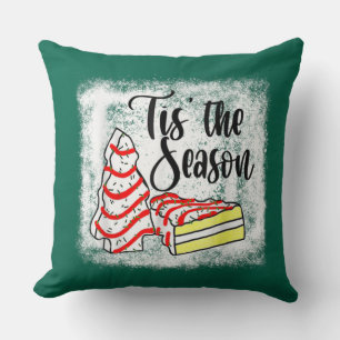 Coussin Little Tis' Season Christmas Tree Cakes Debbie