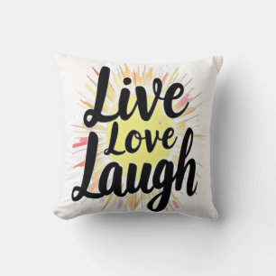 Coussin Live Love Lauder Motivational Burs