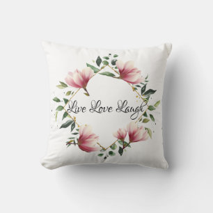 Coussin Live Love Laugh