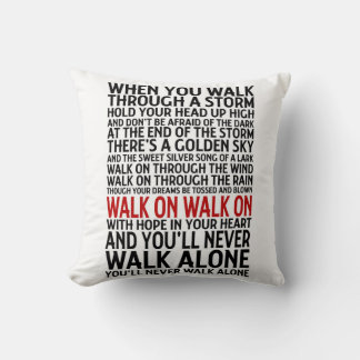 Coussin Liverpool FC Vous ne marcherez jamais seul Cushion