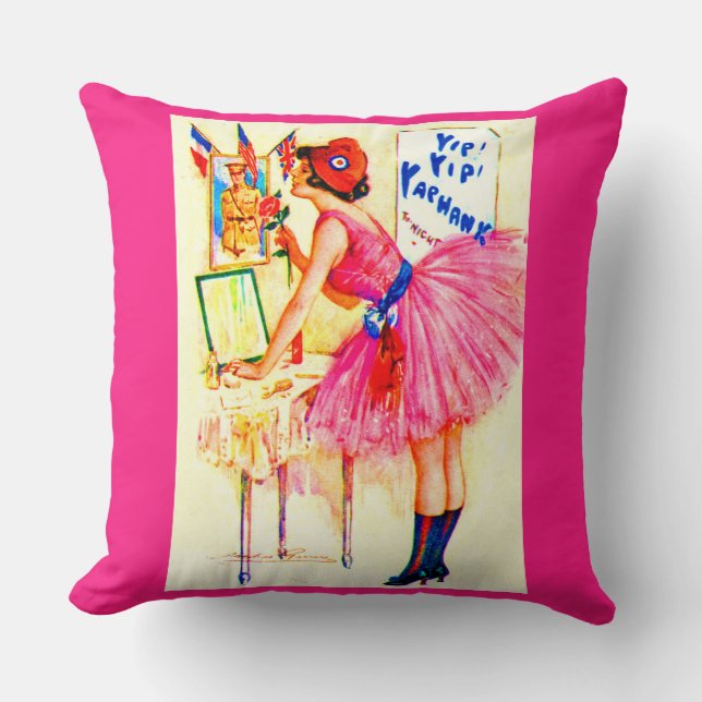 Coussin Livraison Yip Yip Yaphank 1918 (Recto)