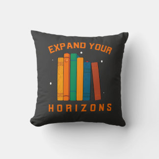 Coussin Livre : Élargissez votre horizon