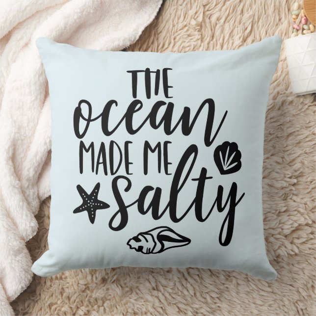 Coussin L'Océan M'A Rendu Salé (Couverture)
