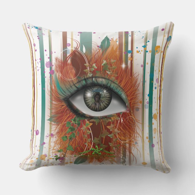 Coussin L'oeil de Nikole (Recto)