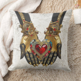 Coussin L'offre - Coeur dans les mains