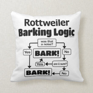 Coussin Logique d'écorçage Rottweiler