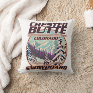 Coussin logo Crested Butte Colorado Snowboard