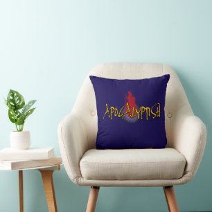 Coussin Logo de la planète apocalyptique