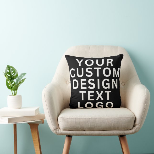 Coussin Logo de l'entreprise personnalisée Promoted Brande (Chaise)