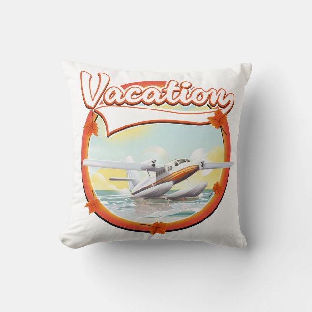 Coussin Logo de vacances (Recto)