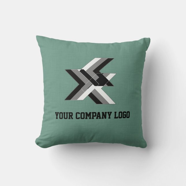 Coussin LOGO DE VOTRE ENTREPRISE, personnalisé (Recto)