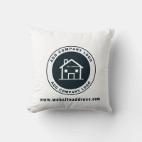 Logo d'entreprise personnalisé et adresse du site