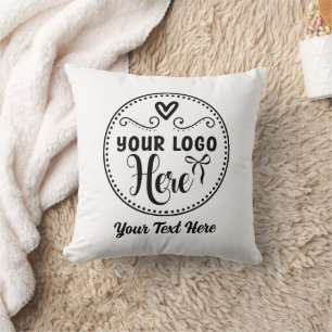 Coussin Logo Design Personnalisé Marque Personnalisée Mode