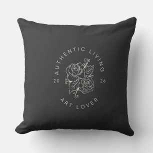 Coussin Logo du Cercle Botanique de la Rose