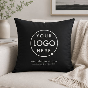 Coussin Logo   Entreprise Société d'entreprise Minimaliste