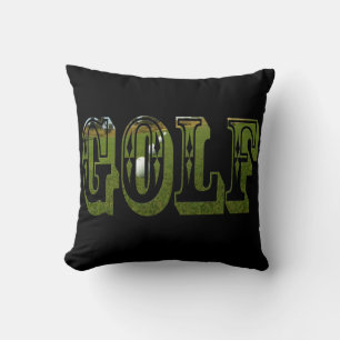 Coussin Logo Green Golf Picture,