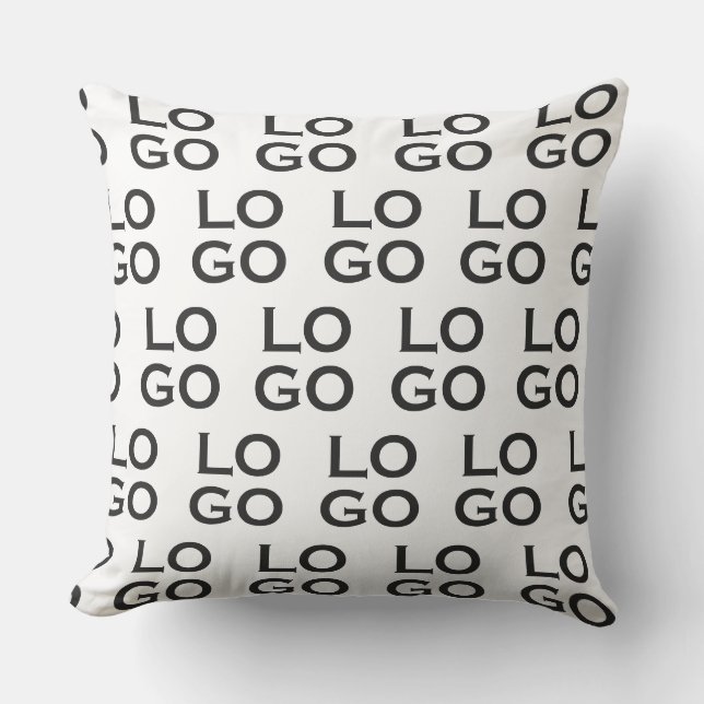Coussin Logo personnalisé de l'entreprise ou de l'entrepri (Recto)