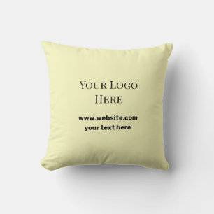 Coussin logo personnalisé ici ajouter votre site ajouter 