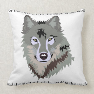 Coussin Loi de la jungle