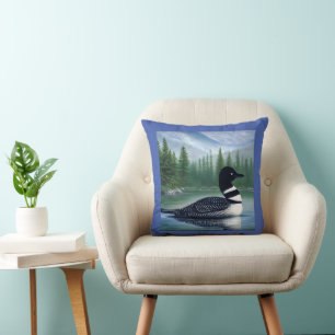 Coussin Loin sauvage du Nord Majestic