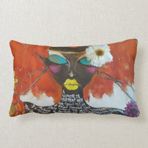 Coussin lombaire 13" de MAYA des FLEURS 4 X.21 "