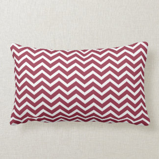 Coussin lombaire de Chevron de canneberge