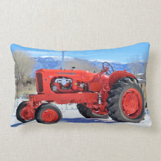 Coussin lombaire de scène d'hiver de tracteur