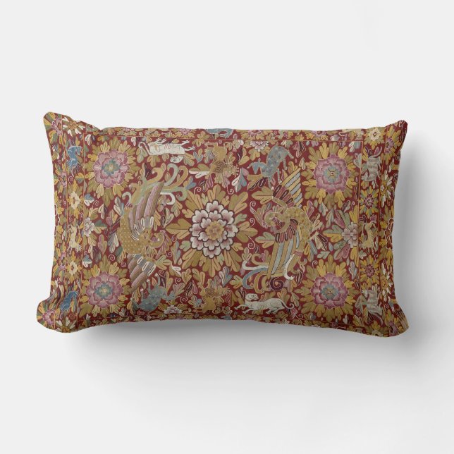 Coussin lombaire de tapisserie péruvienne (Recto)
