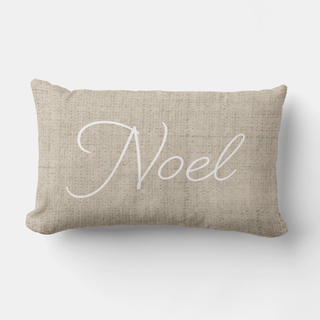 Coussin lombaire de vacances de NOEL de regard de (Recto)