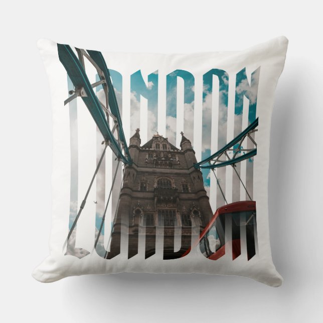 Coussin London Design Pillow (Recto)