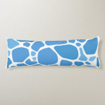 Coussin Long Bleu