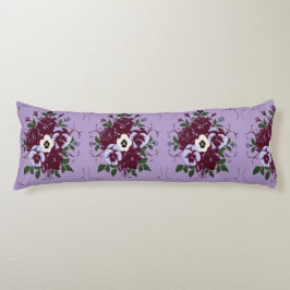 Coussin Long Décoratif - Bouquet de Violettes Seitenschläferkissen