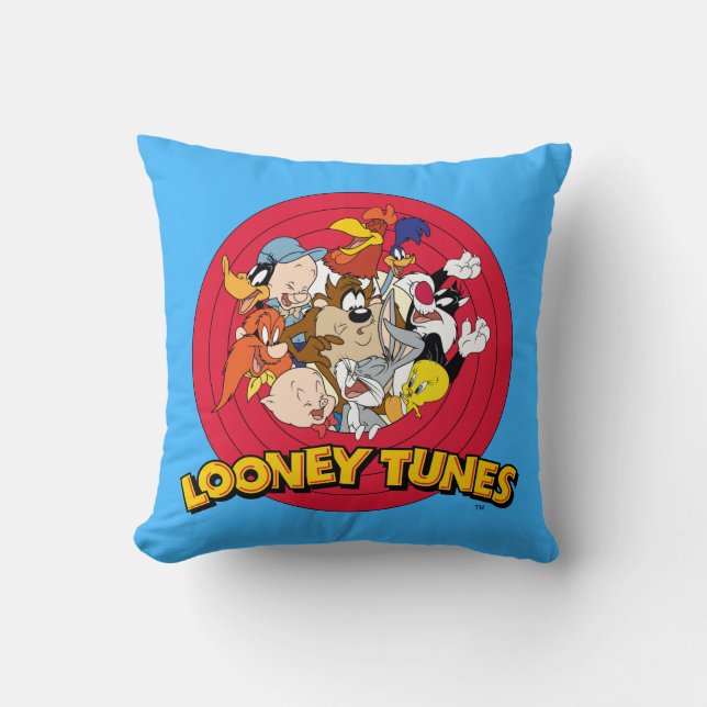 Coussin LOONEY TUNES™ Logo de marque (Recto)