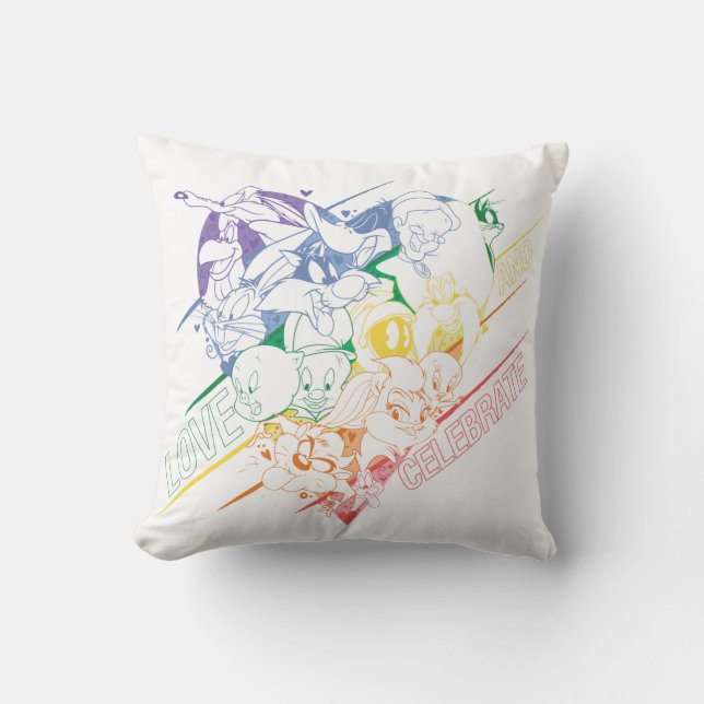 Coussin LOONEY TUNES™ - Love and Celebrate (Recto)