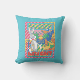 Coussin LOONEY TUNES™ Noël joyeux et lumineux