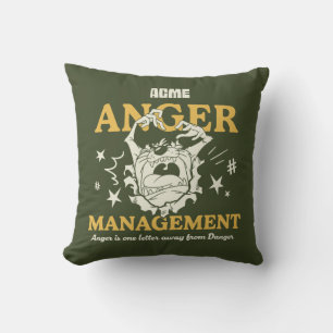 Coussin LOONEY TUNES™   TAZ™ ACME Gestion de la colère