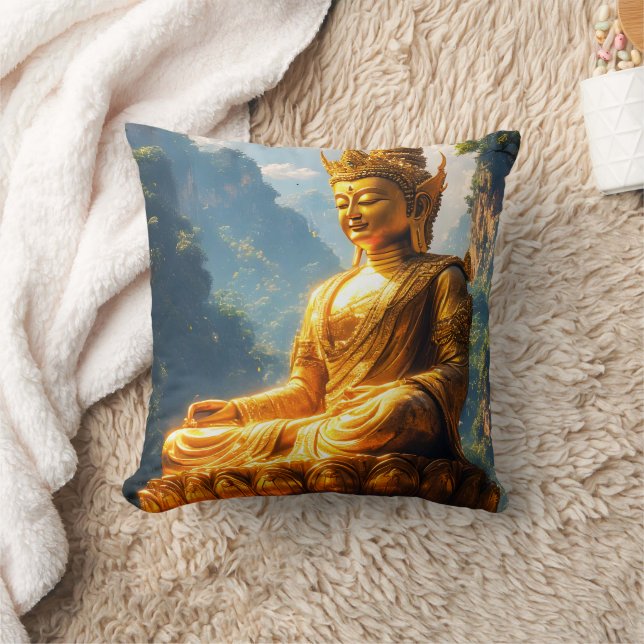 Coussin Lord Buddha of the Golden Land (Couverture)