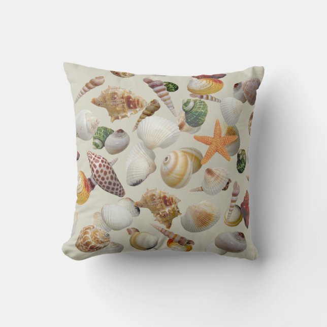 Coussin L'Oreillers à lancer du collecteur de shell (Recto)