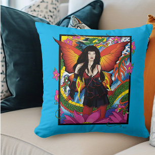Coussin Lotus Fairy Chinese Water Dragon
