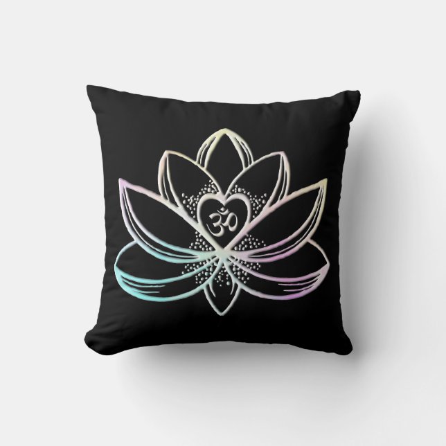Coussin Lotus pastel  (Recto)