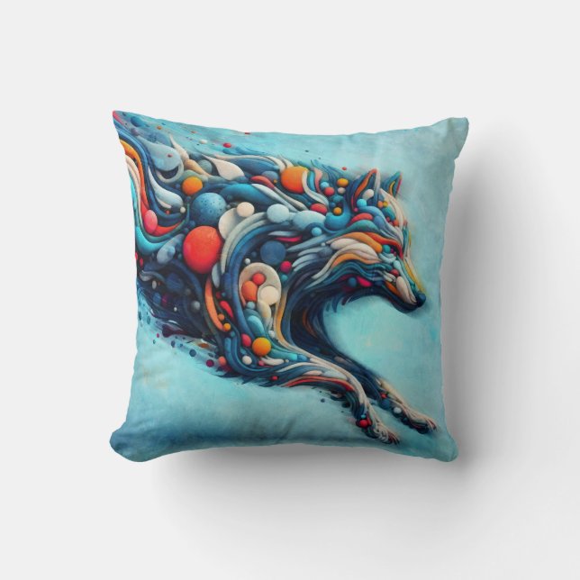 Coussin Loup (Recto)