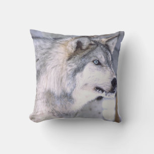 Coussin Loup de bois, Canis lupus, Animal de cinéma Utah)