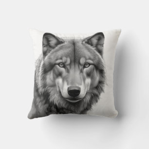 Coussin Loup solitaire masculin de Sigma