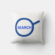 Loupe de recherche bleue